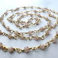 Ravenstone The Orange Moonstone Bead Necklace
