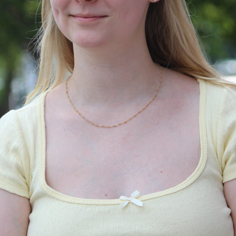 Ravenstone The Orange Moonstone Bead Necklace