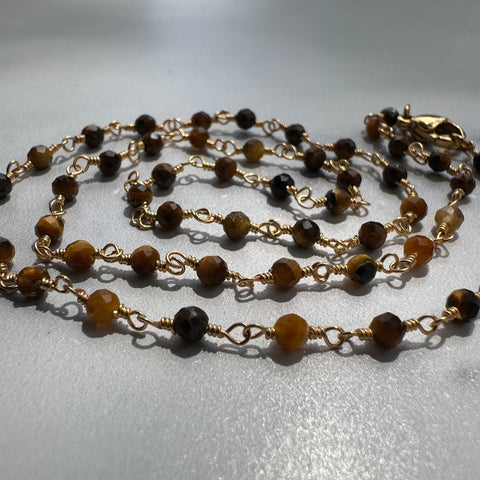 Ravenstone The Tiger's Eye Bead Necklace