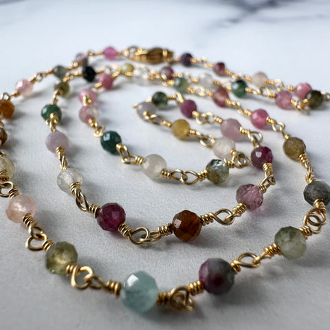 Ravenstone The Tourmaline Bead Necklace