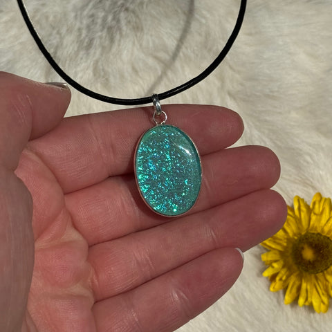 Ravenstone Triplet Opal Necklace "Adelaide"