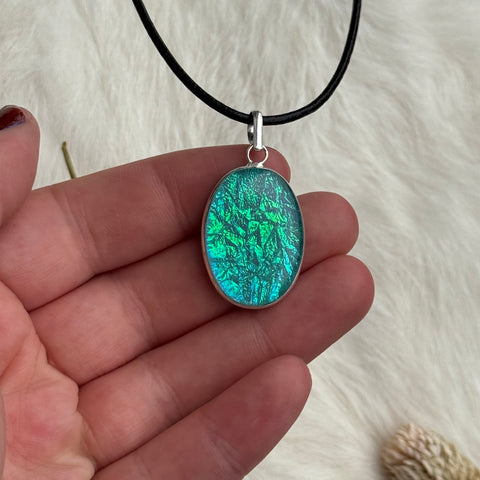 Ravenstone Triplet Opal Necklace "Carmelina"