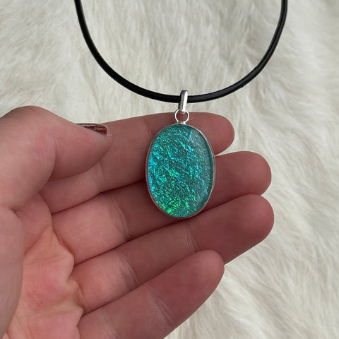 Ravenstone Triplet Opal Necklace "Lily"