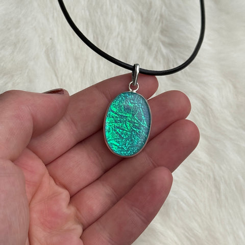 Ravenstone Triplet Opal Necklace "Naomi"