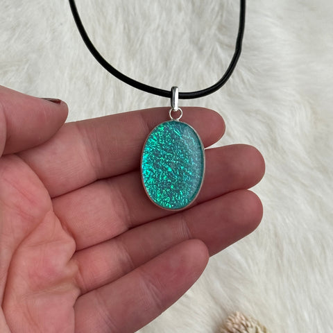 Ravenstone Triplet Opal Necklace "Oliver"