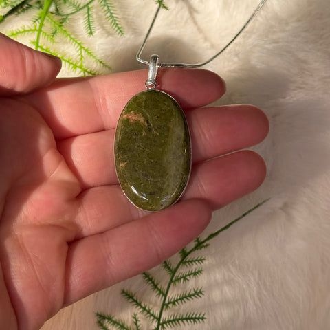 Ravenstone Unakite Necklace "Addy"