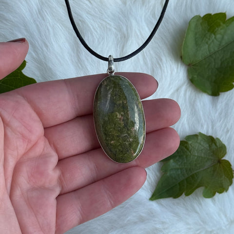 Ravenstone Unakite Necklace "Callie"