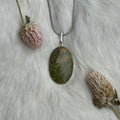 Ravenstone Unakite Necklace "Dora"