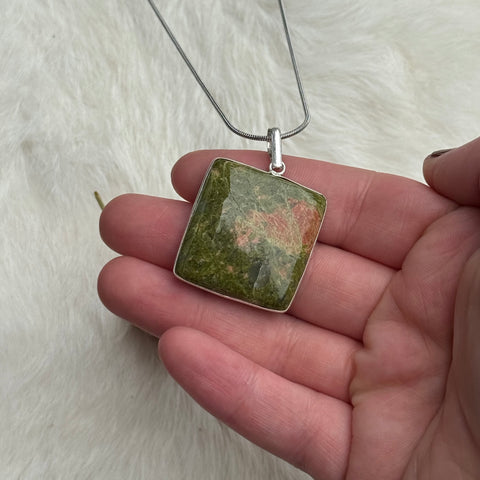 Ravenstone Unakite Necklace "Kate"