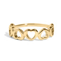 Ravenstone The Gold Hearts Ring
