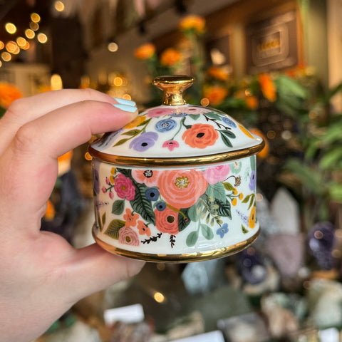 Rifle Paper Co. Garden Party Round Porcelain Box