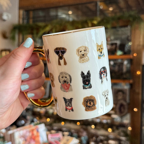 Rifle Paper Co. Dog Days Porcelain Mug