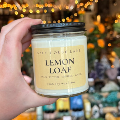 Salt House Lane Lemon Loaf Soy Candle