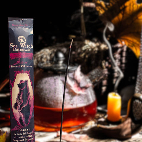 Sea Witch Botanicals Mabon Incense: Coffee, Vanilla, Bergamot