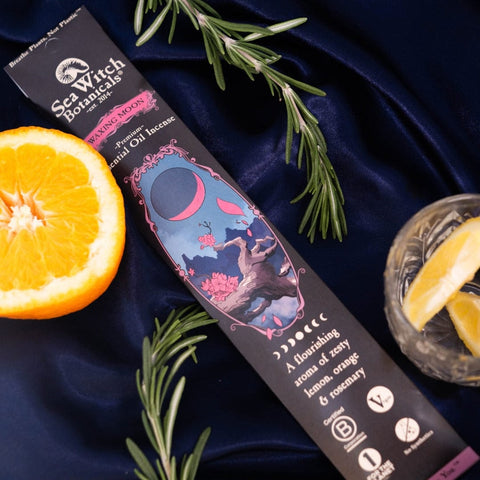 Sea Witch Botanicals Waxing Moon Incense: Lemon, Orange, Rosemary