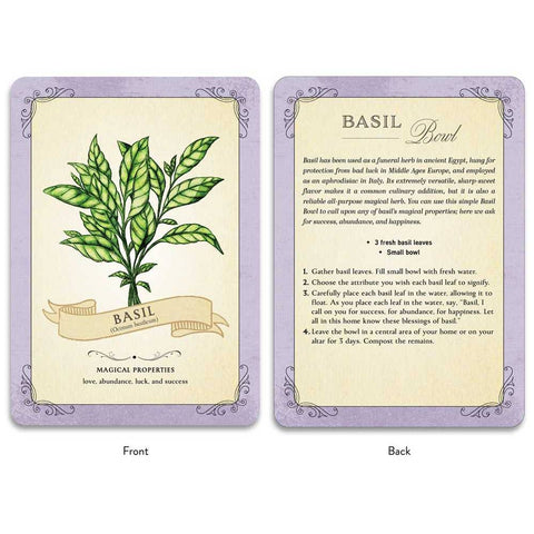Simon and Schuster Green Witch's Deck of Magical Herbalism