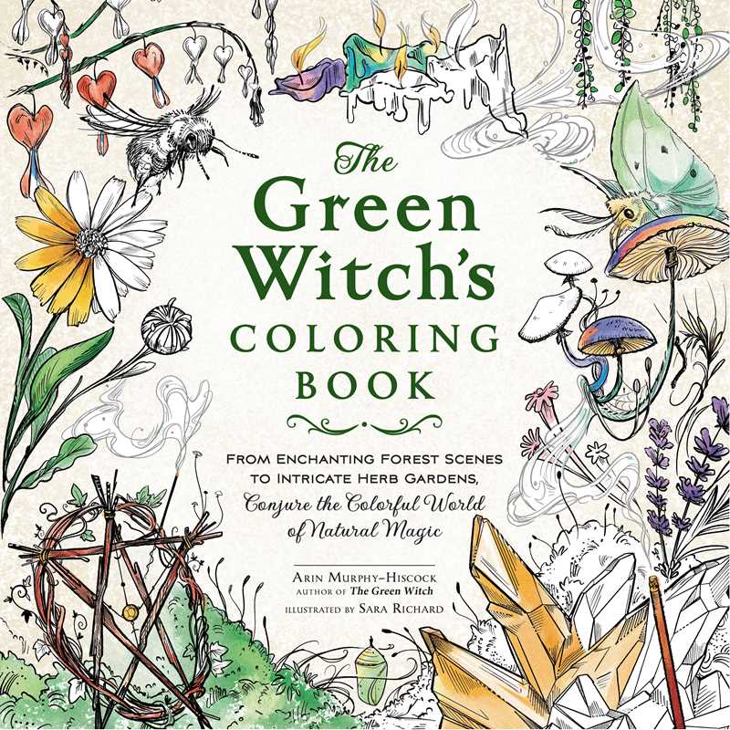Simon and Schuster The Green Witch&#39;s Coloring Book