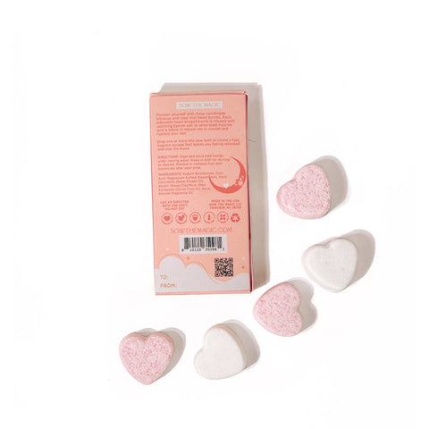 Sow the Magic Over the Moon Mini Sweet Heart Bath Bombs Gift Set