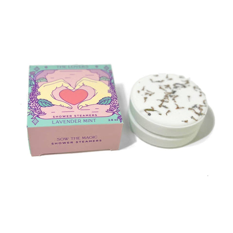Sow the Magic The Lovers Shower Steamer Set in Lavender Mint