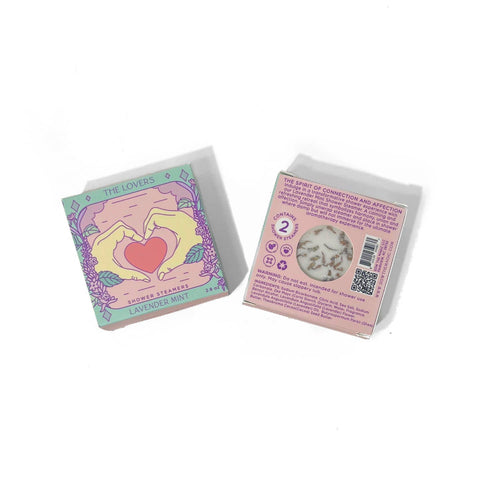 Sow the Magic The Lovers Shower Steamer Set in Lavender Mint