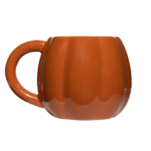 Sweet Water Decor Pumpkin Coffee Mug, Orange