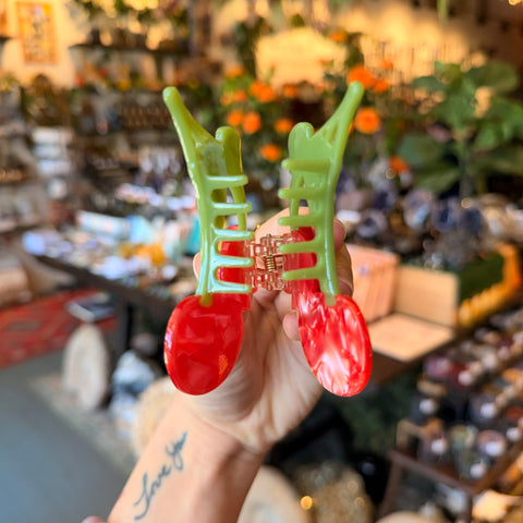 TheDivaSoap Red Cherry Hair Clip