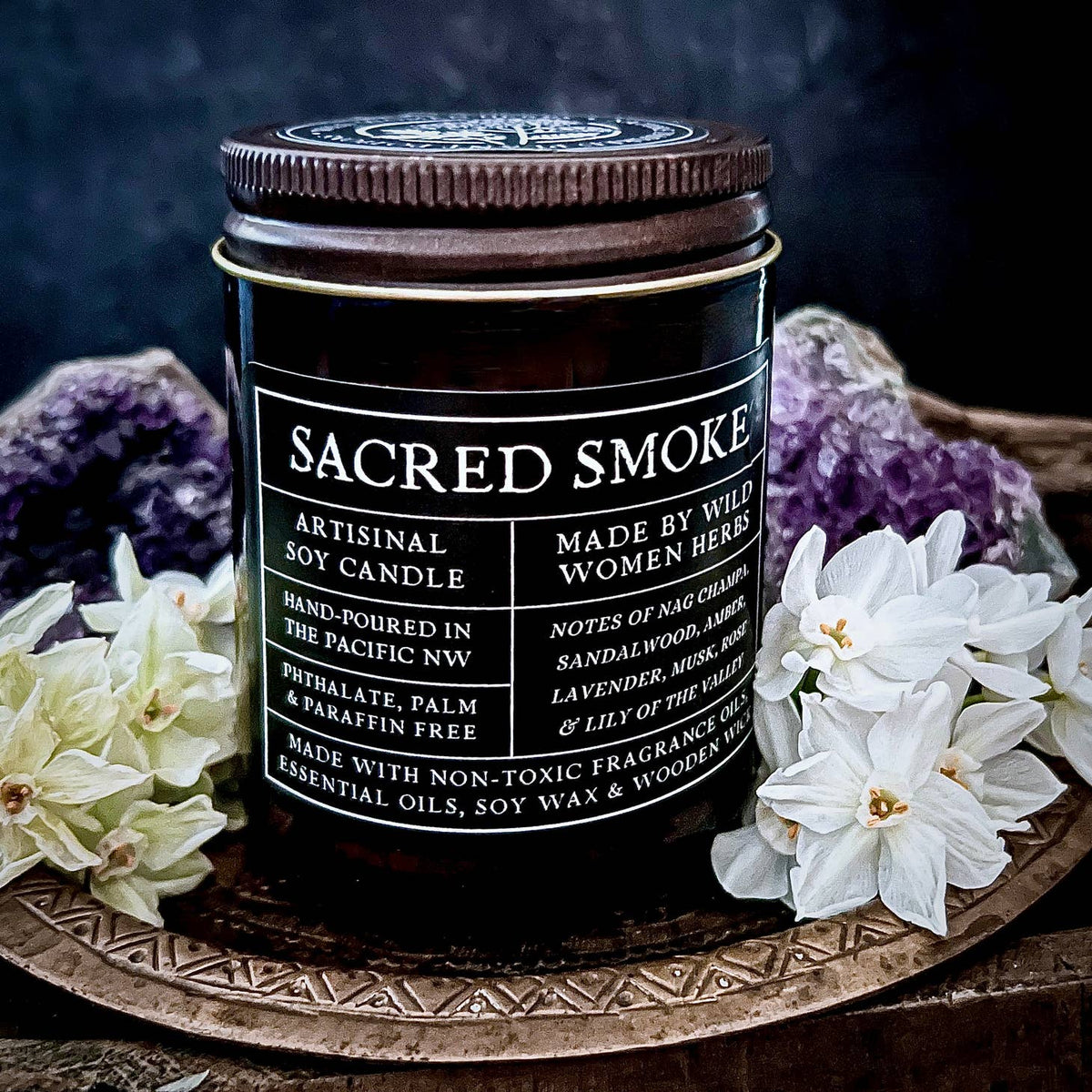 Wild Women Herbs Sacred Smoke Candle