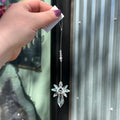 Woodstock Chimes Large Crystal Guardian Angel | Aurora Borealis