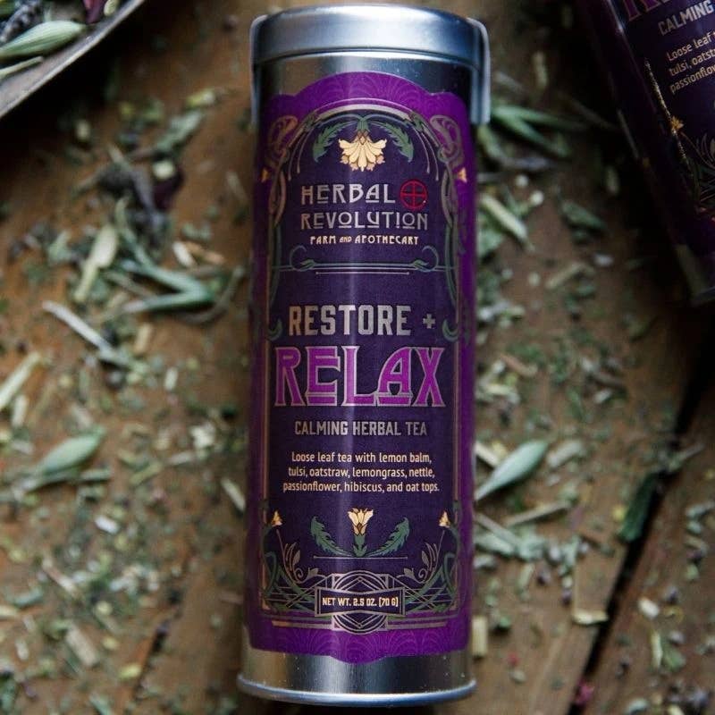 Herbal Revolution Farm + Apothecary Restore &amp; Relax Tea