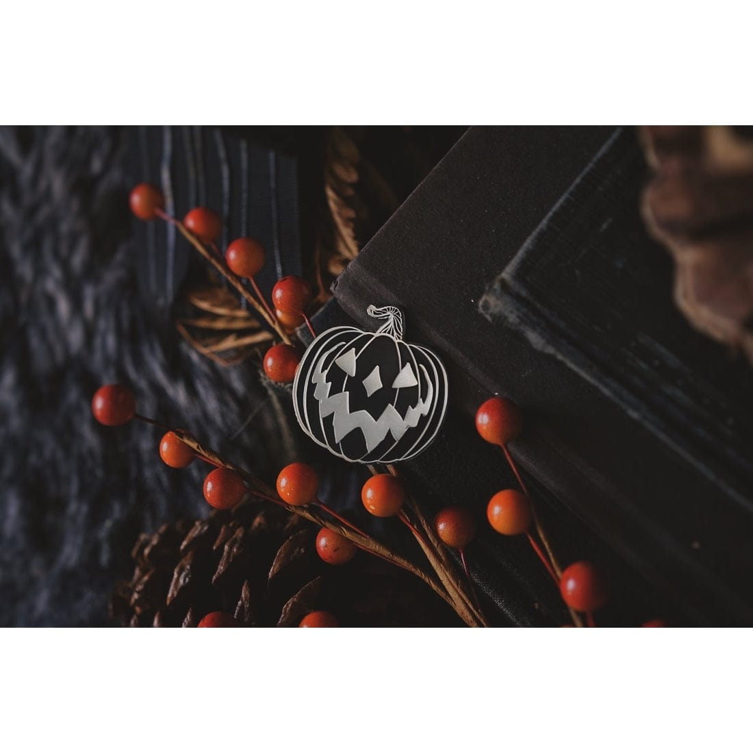 Lively Ghosts Haunted Hallows Enamel Pin - Moonsilver