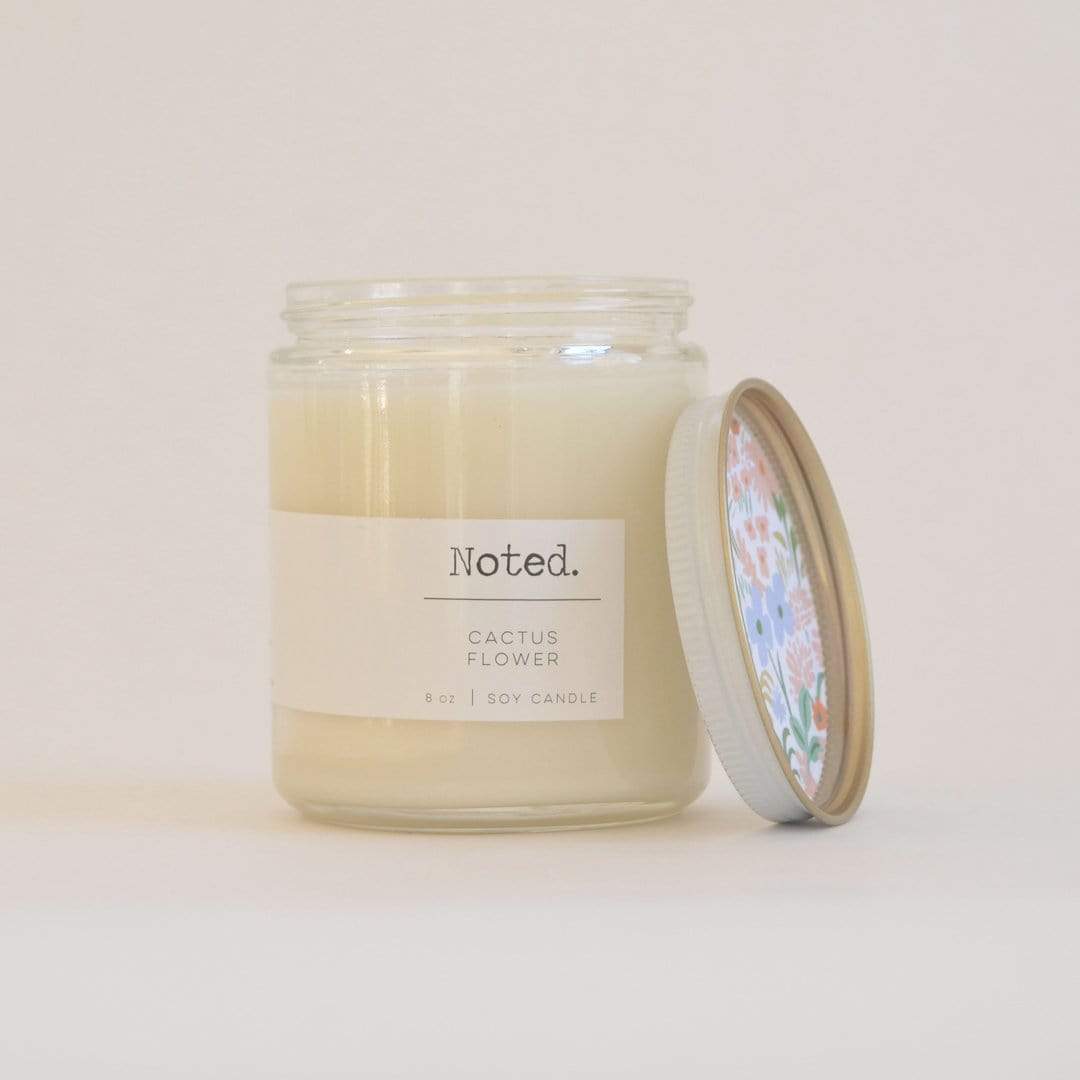 Noted Cactus Flower Jar Candle