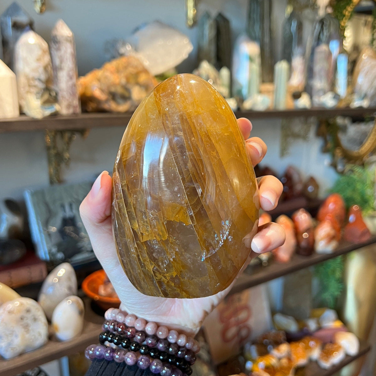 Ravenstone Crystals Golden Healer Quartz &quot;Tiana&quot;