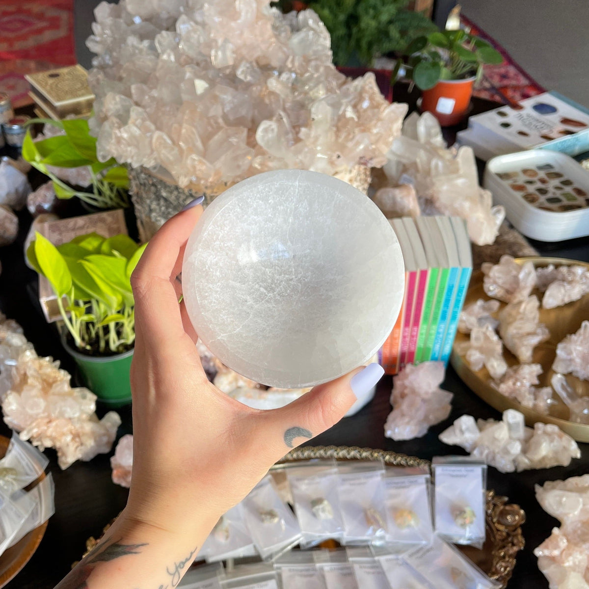 Ravenstone Crystals Little Selenite Bowl