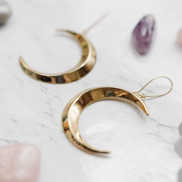 Crescent Moon Earrings – Mystic Visions Jewelry