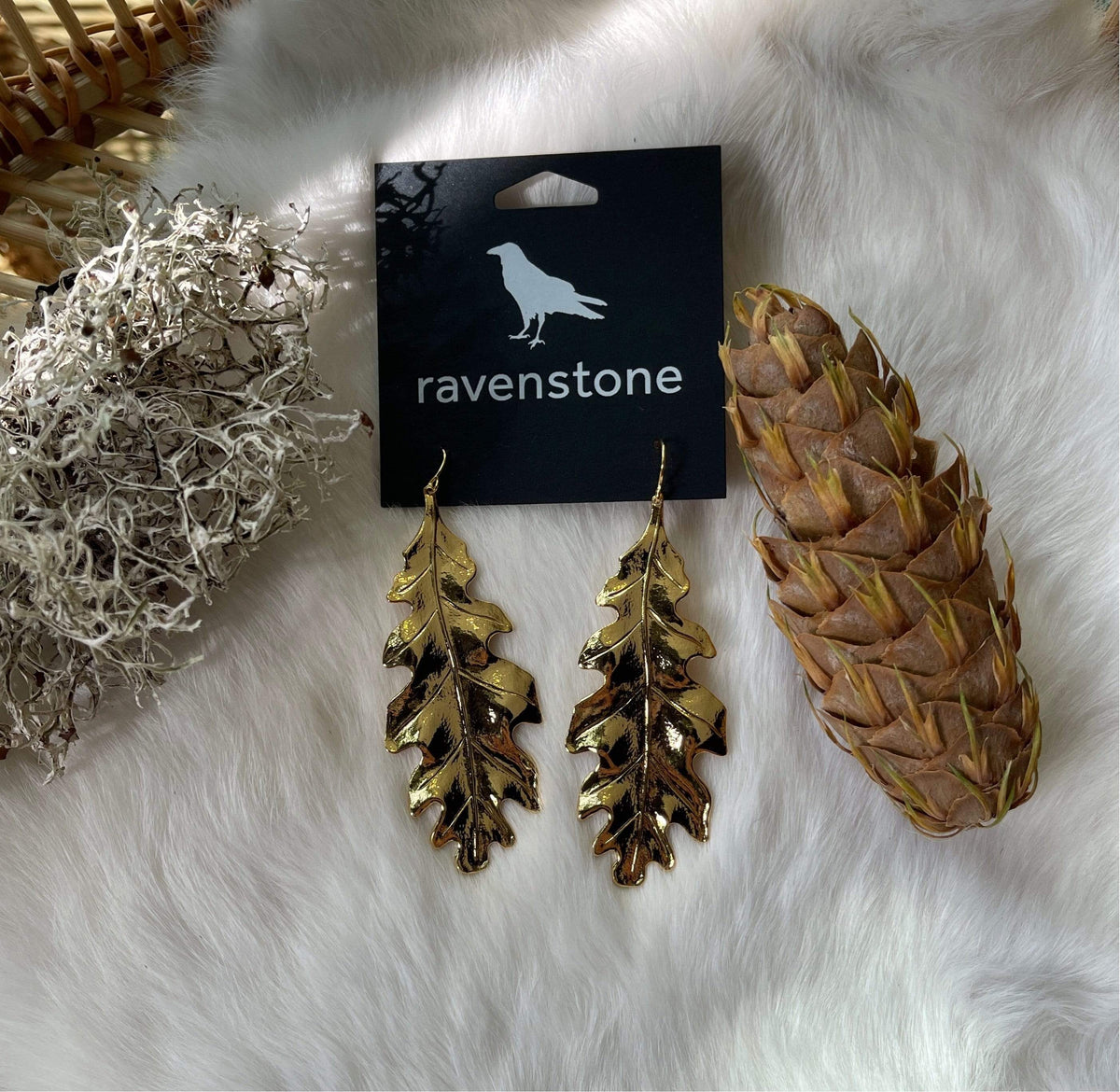 Ravenstone The Golden Fall Forever Earrings