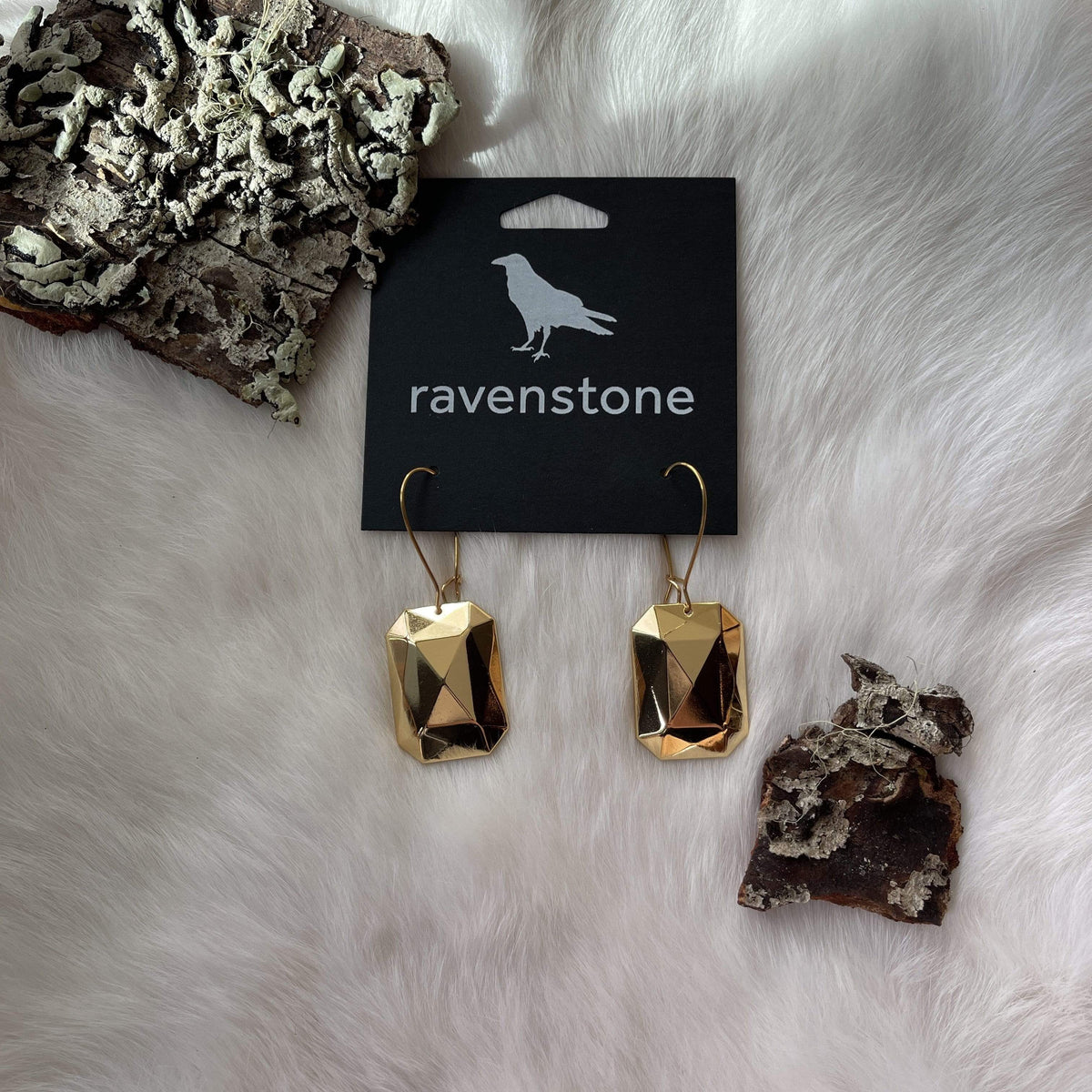 Ravenstone The Golden Gem Earrings