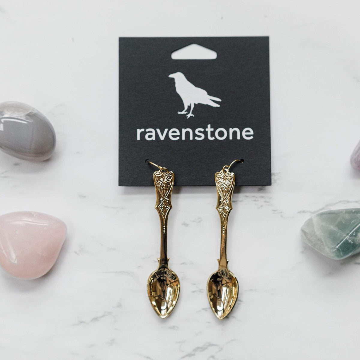 ravenstone The Golden Spoon Earrings