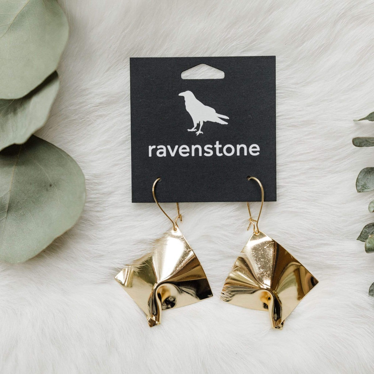 ravenstone The Golden Wonton Earrings