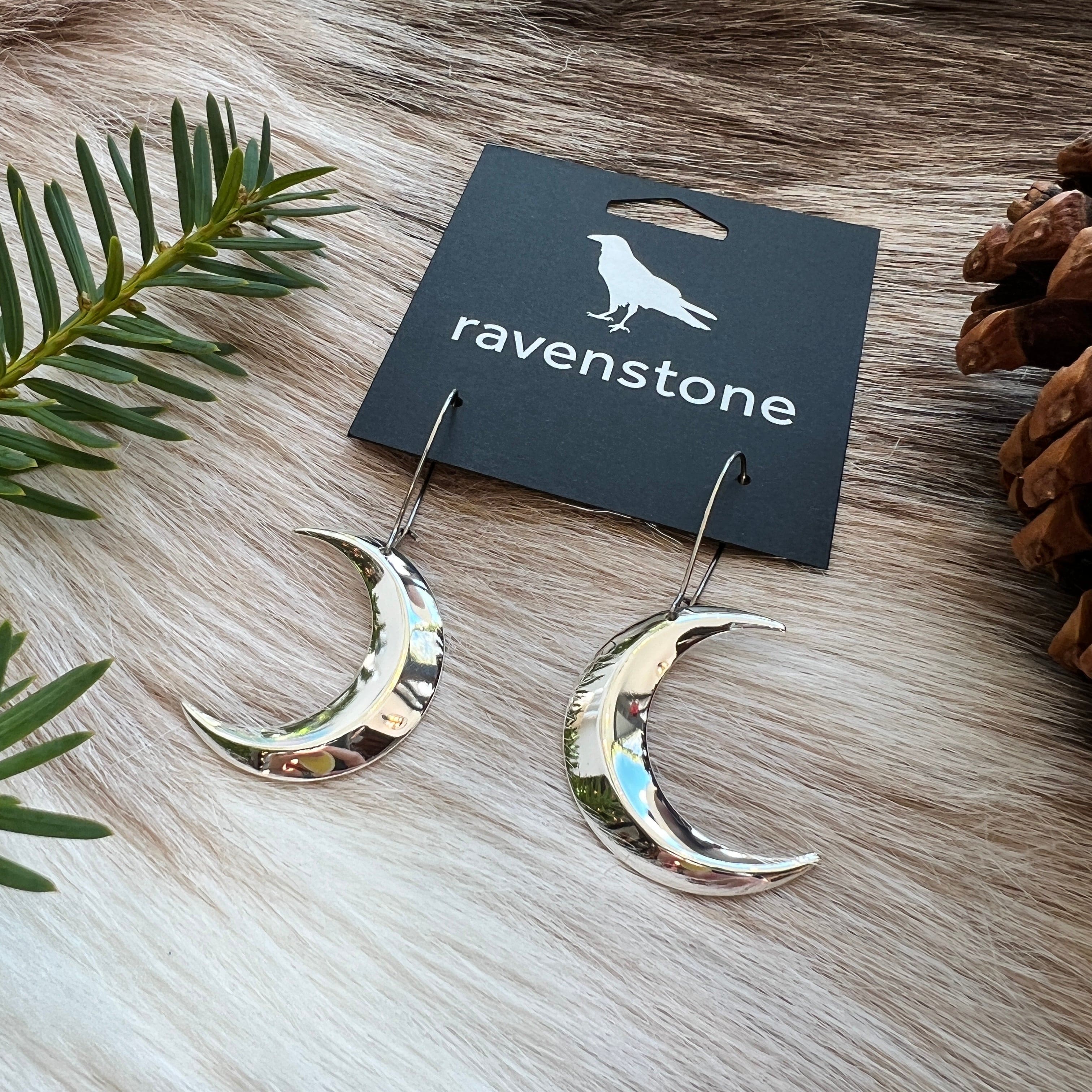 Whimsical Crescent Moon Earrings – A Piece of Cloud 9