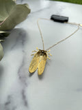 Ravenstone The Golden Cicada Necklace