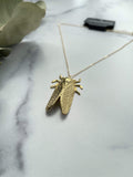 Ravenstone The Golden Cicada Necklace