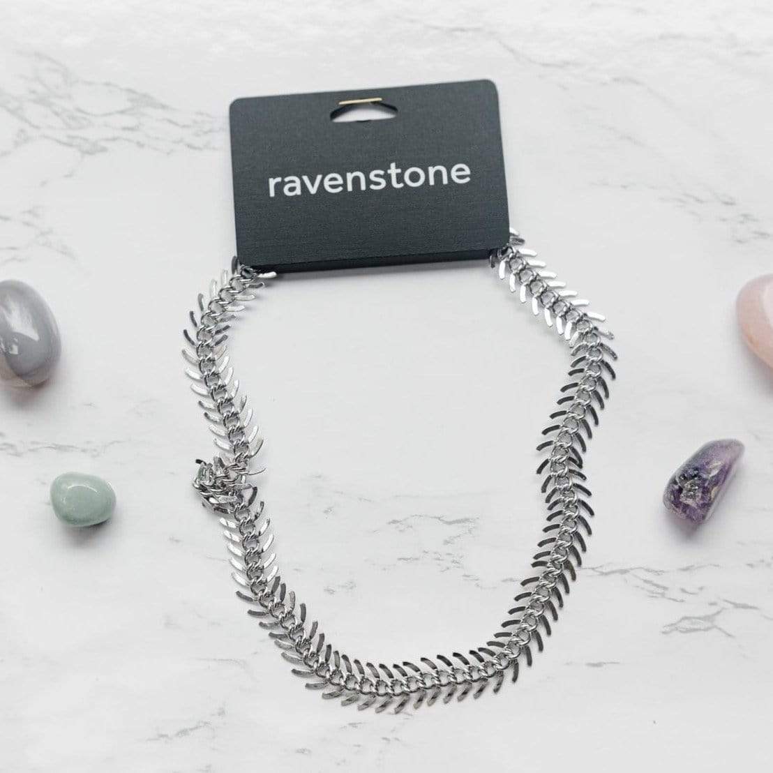 Ravenstone The Silver Spine Choker