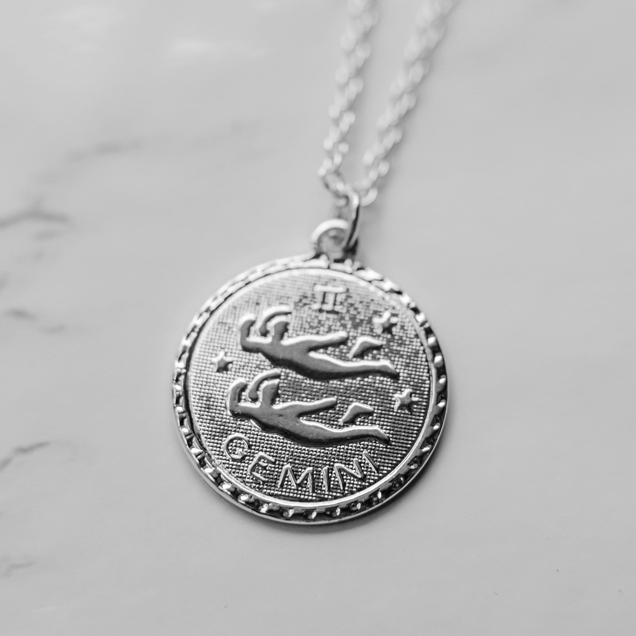Silver Sagittarius Zodiac Pendant With Link Chain – GIVA Jewellery
