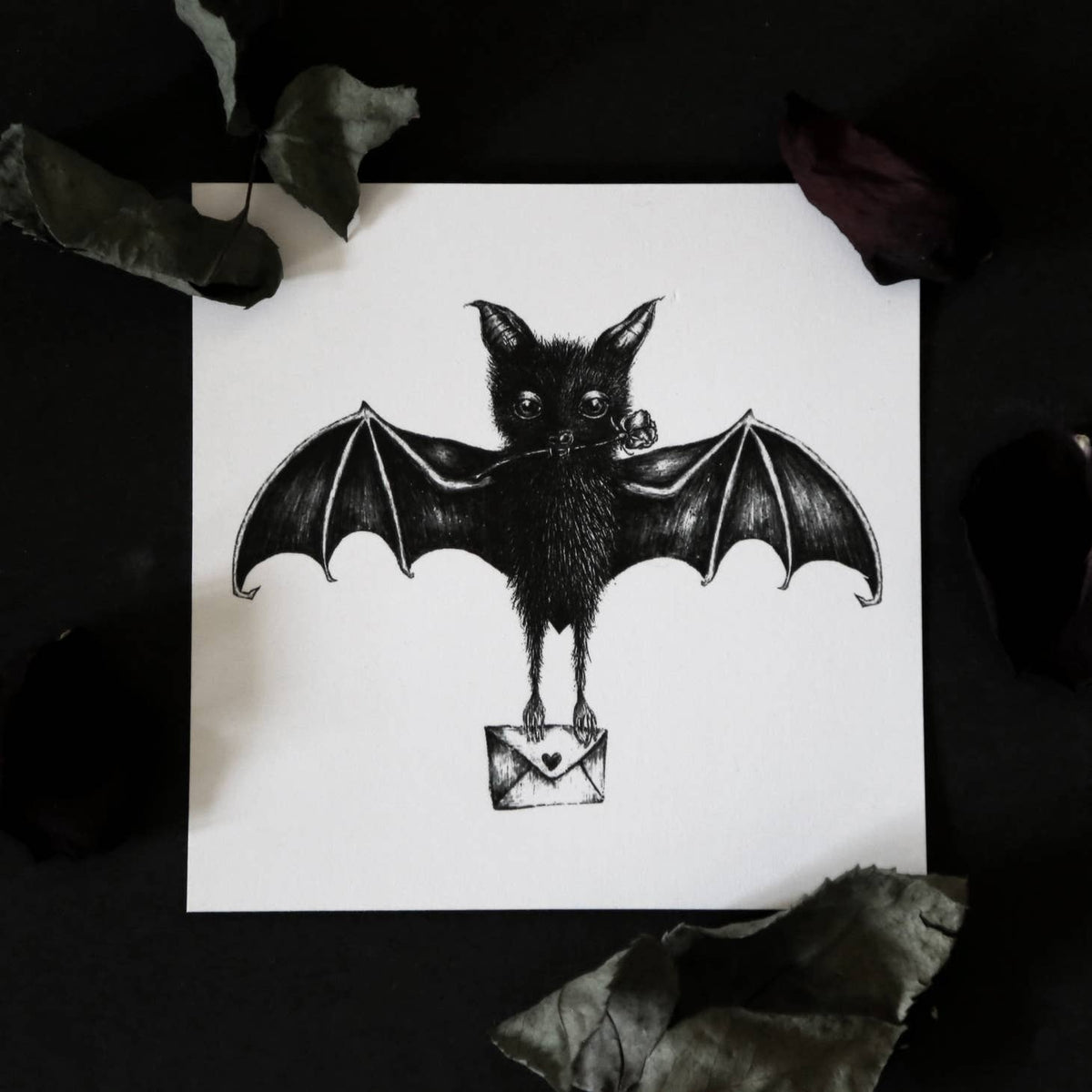 Scream Print Shop Love Bat Print
