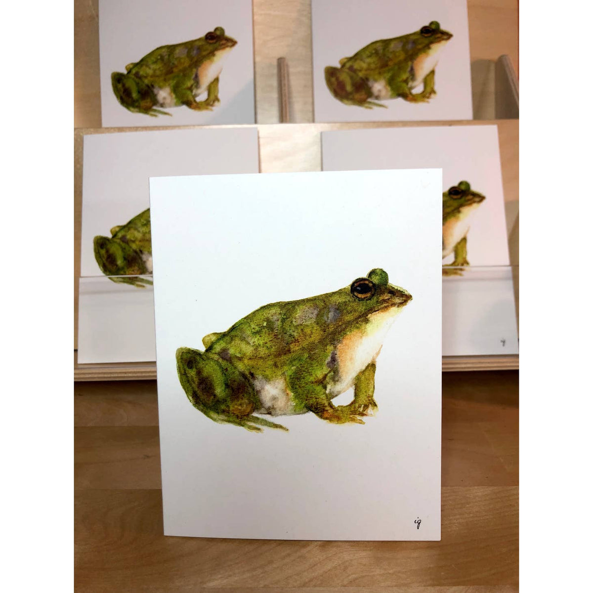 Seattle Art Studio Frog Card